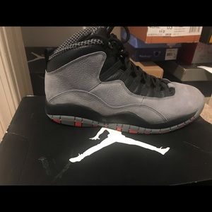 Jordan Retro 10’s. Worn once still in box